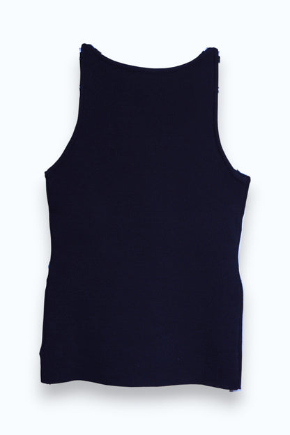 Bamboo Embroidered Sleeveless Top