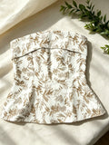 Bamboo Embroidered Sleeveless Top