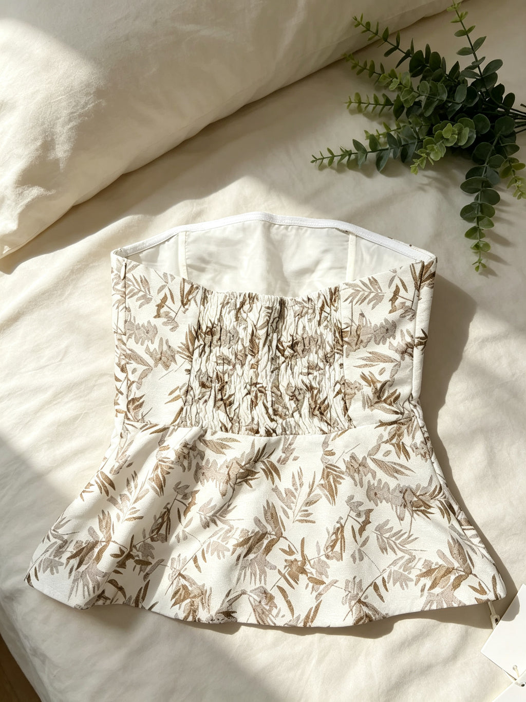 Bamboo Embroidered Sleeveless Top