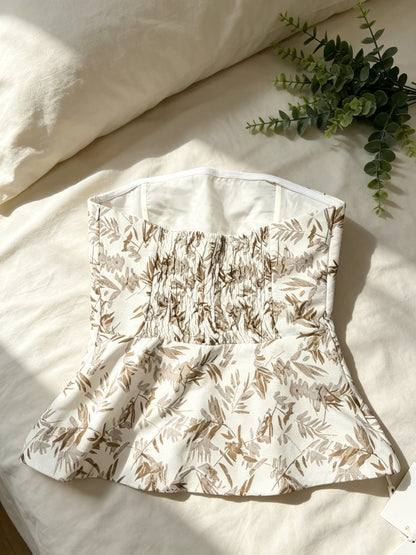 Bamboo Embroidered Sleeveless Top